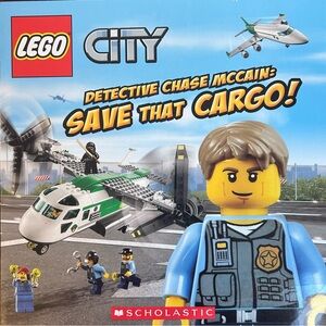 BUNDLE & SAVE 🎉 LEGO City Detective Chase  McCain:Save That Cargo! Book